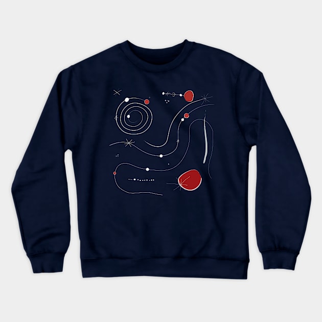 Miró tribute Crewneck Sweatshirt by FoxAndBear